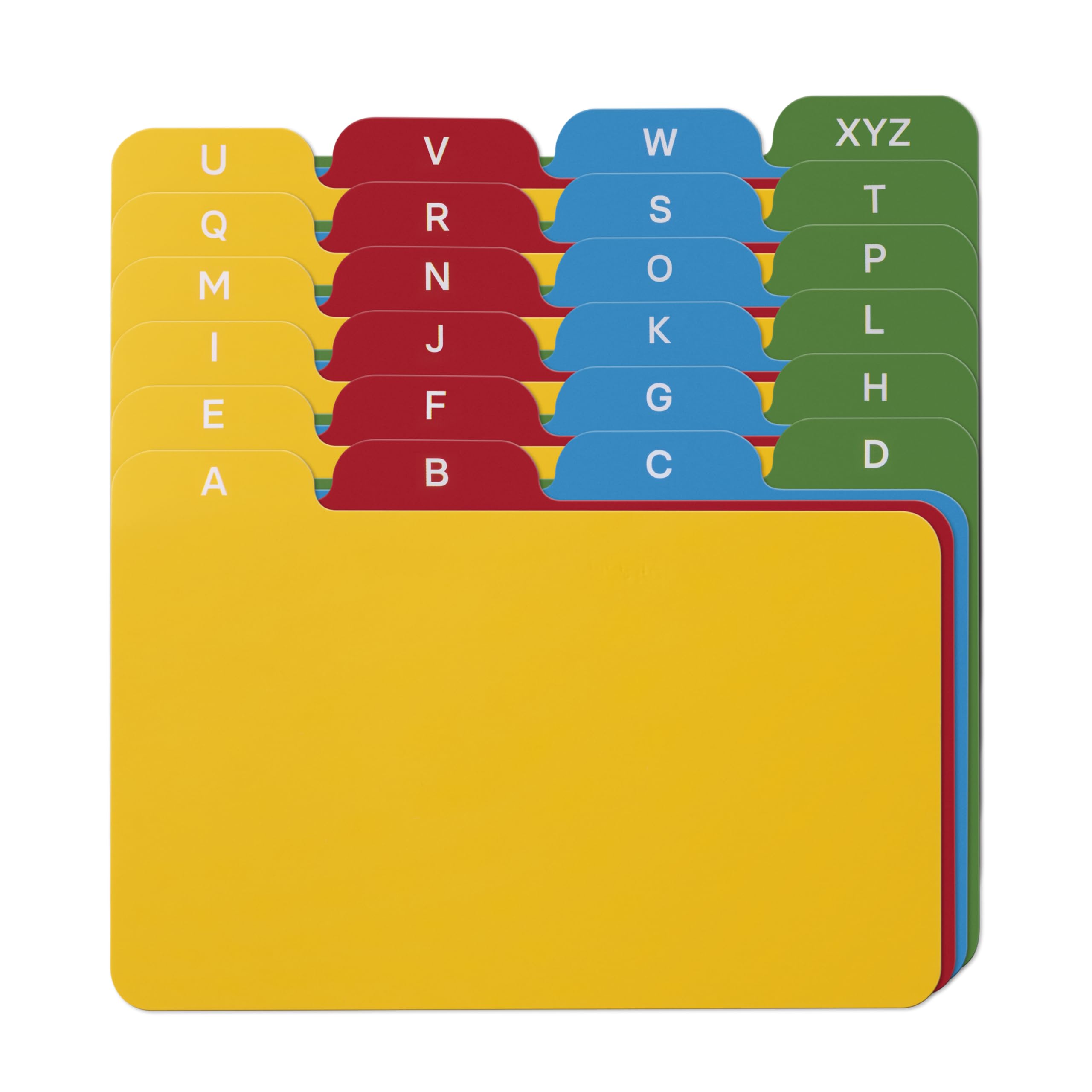 Amazon.co.jp: Alfion 3x5 インデックスカードアルファベットタブ